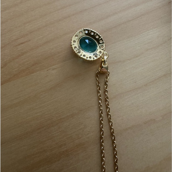 Ocean Blue Crystal Pendant Made with Authentic Swarovski Crystals - Picture 6 of 8